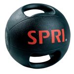 Balón con Peso SPRI® Xerball®, Doble Agarre, 12 lb con DVD